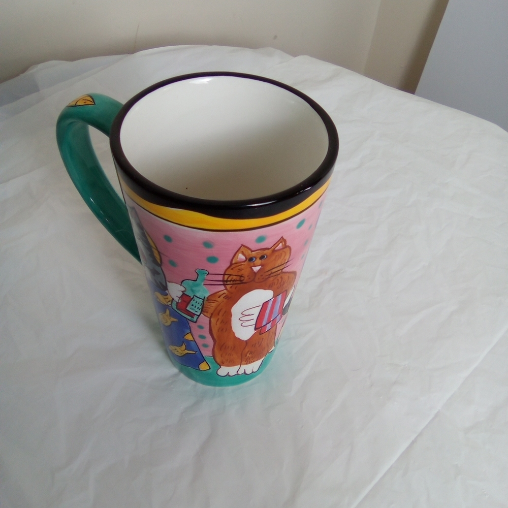 CATZILIA Colorful Illustrated Mug 6" 2002 - Picture 7 of 7